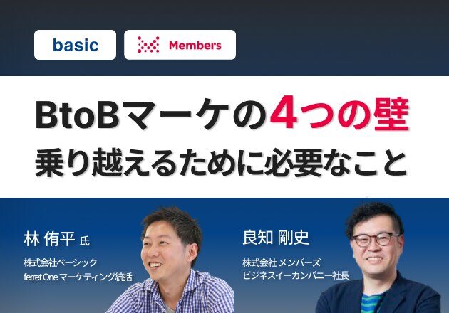 【リードの質×量を諦めない】BtoBマーケの『4つの壁』を乗り越えるために必要なこと